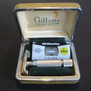 VTG RASOIR GILLETTE /Safety razor/boite originale