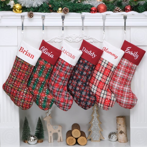 Promotional 15 Red Felt Christmas Stockings