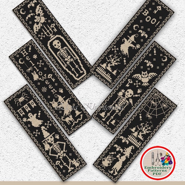 Halloween Cross Stitch Etsy