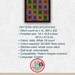 Colorful Optical Squares Counted Cross Stitch Pattern Optical Illusion ...