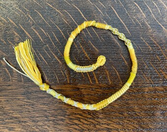 Gold and Glittery Hair Wrap Extension -- clip in/braid in hair wrap extension