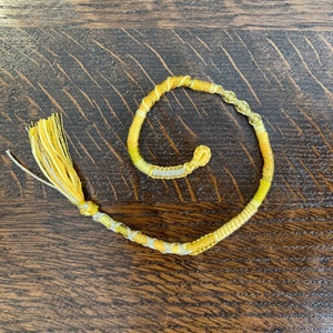 Gold and Glittery Hair Wrap Extension -- clip in/braid in hair wrap extension