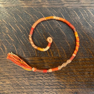 Orange You Glad Hair Wrap Extension -- clip in/braid in hair wrap extension