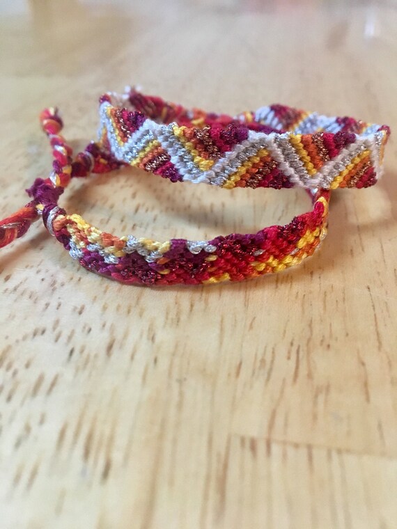 white gold friendship bracelet