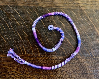 Purple Mountain Majesty Hair Wrap Extension -- clip in/braid in hair wrap extension