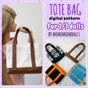 Puppentragetasche, Miniaturtasche, Papiermuster, Muster, Handtasche
