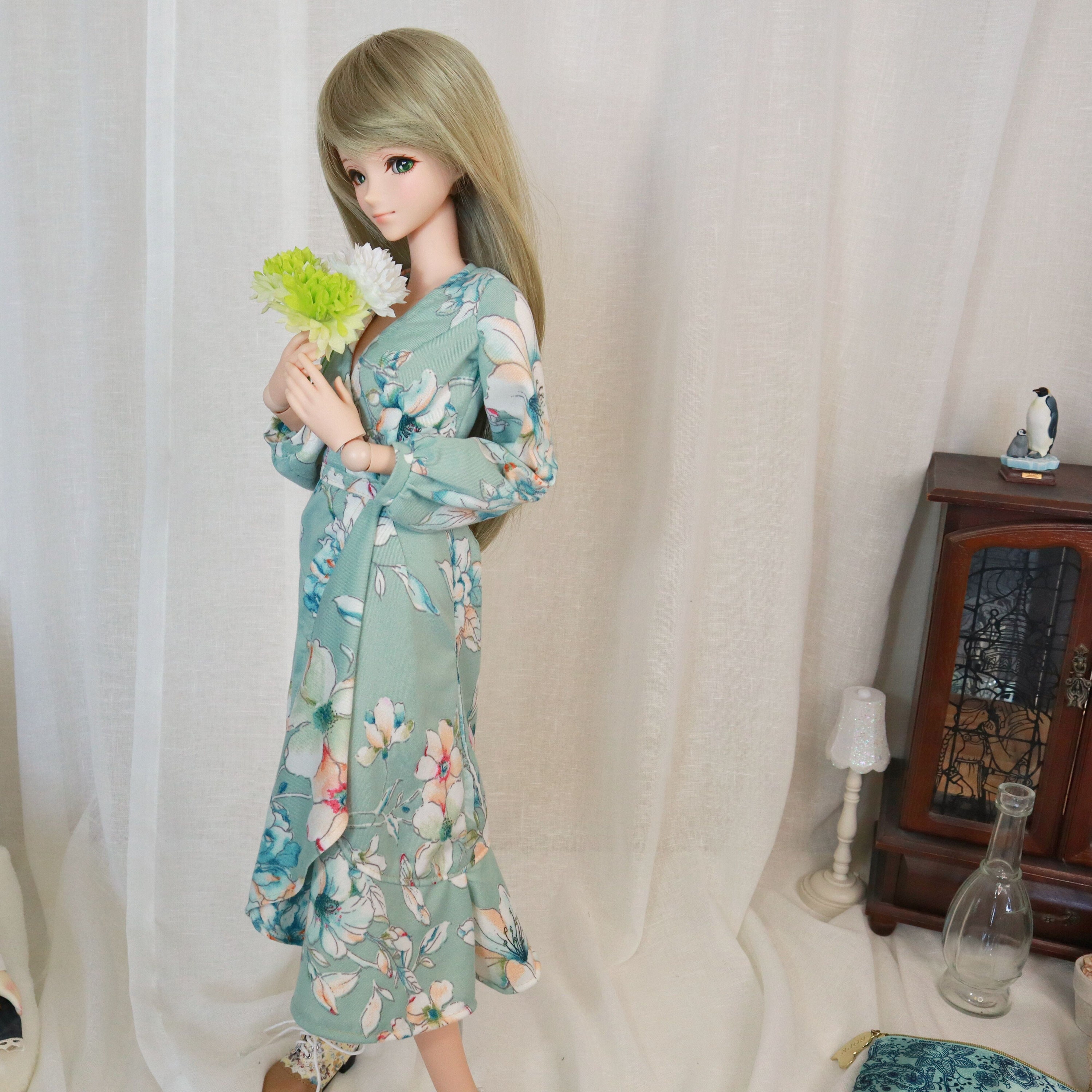 Wrap Dress Pattern for Smart Doll, Digital Pattern, Pdf, Instant ...