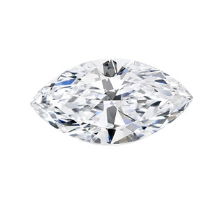 LOTUSMAPLE 0.1CT-3CT loose moissanite marquise cut diamond high quality real D color FL-VVS1 clarity handmade olive shape with certificate