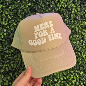 Custom hat, foam trucker hats