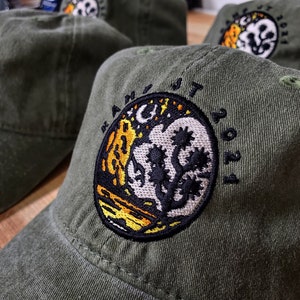 Vintage Custom Embroidered Hat, Custom Logo, Custom text, Personalize Your Hat, Custom Dad Hat, Pigment Dyed Personalized Hat, Bulk Pricing