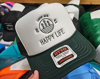 Custom Embroidered Foam Trucker Hat: Personalized Unisex Cap with your logo