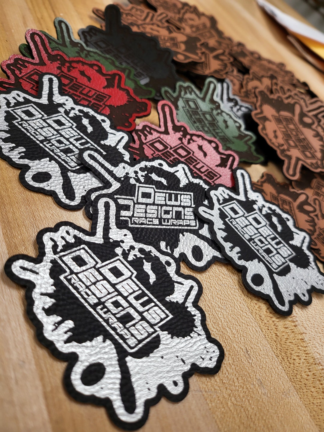 Custom Leatherette Patch With Iron on Backing Custom Patch Etsy