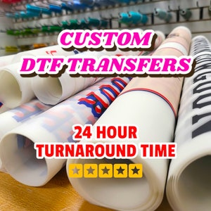 DTF transfers, Full Color Heat Transfers, Direct to Film, Bulk and wholesale, Weedless Transfer, Ready to press Transfer