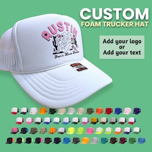 Personalized Foam Trucker hat, Custom text, Custom Logo, Bachelorette party, party hats
