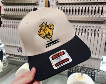 Custom Embroidered 5 Panel Hat, Personalized Hat , Embroidery Logo, Custom Text