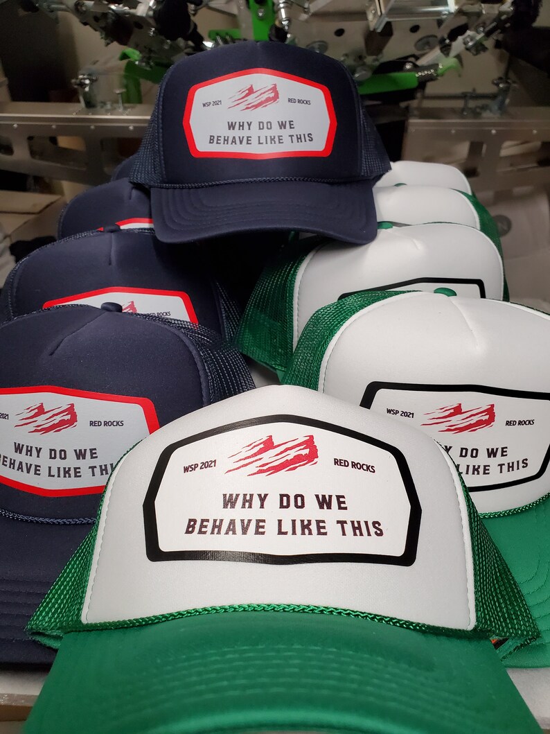 Custom Foam Trucker Hat Personalized Foam Hat Unisex Foam Etsy