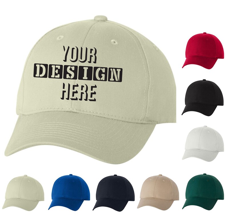 Personalized Custom Logo Embroidered Hat Custom Text Custom Etsy