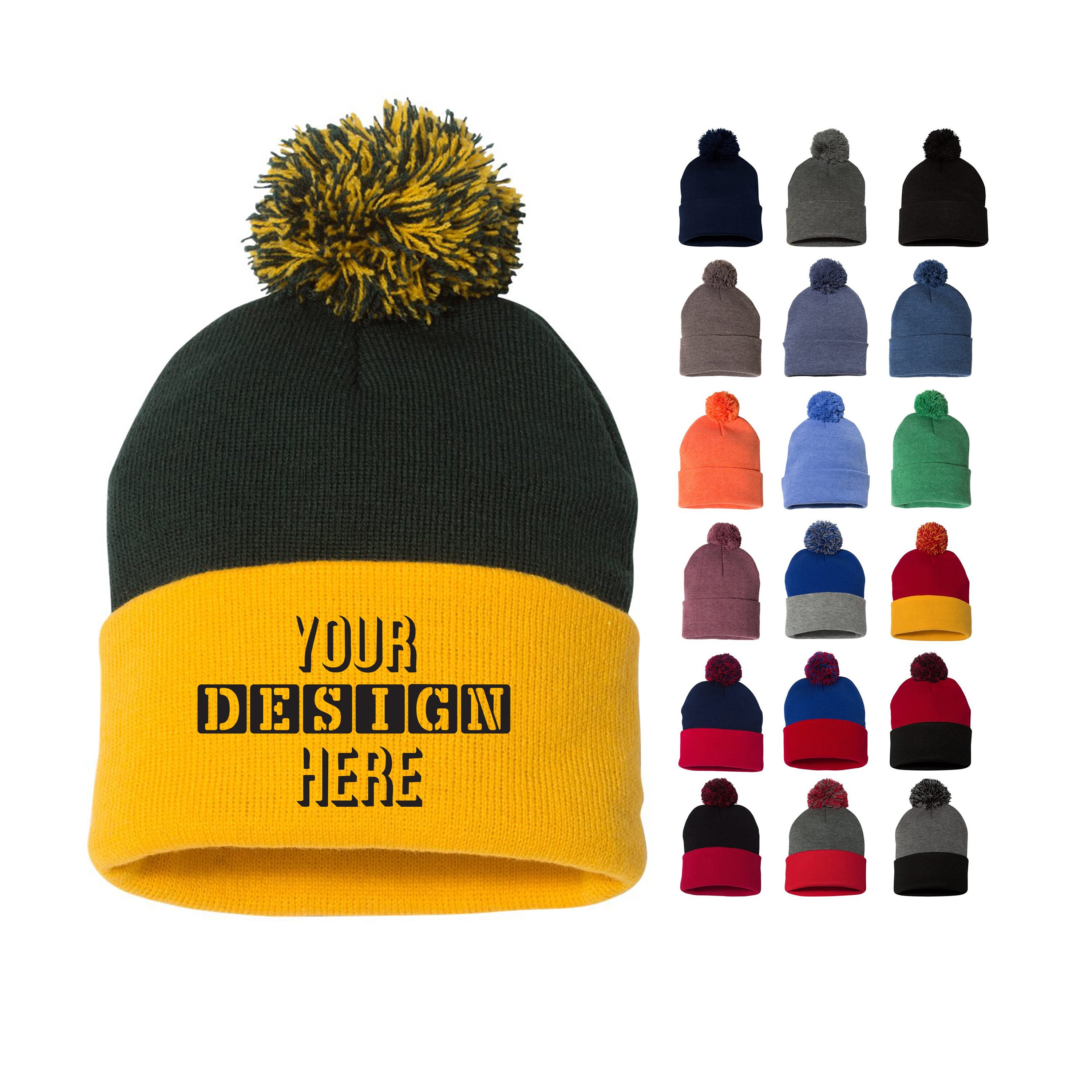 Custom Logo Beanie Personalized Custom 