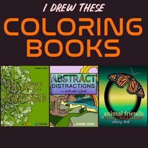 COLORING BOOKS | Unique Fun Art Pages | Relaxing Stress Relief | Good for Adults + Kids |  All Ages Activity Book