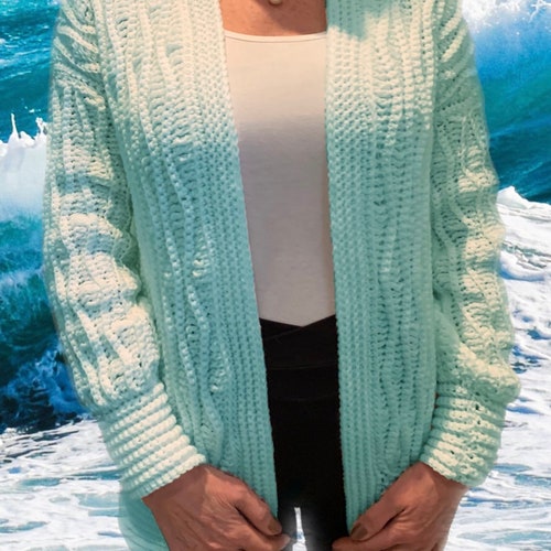 ez breezy zig zag cardigan