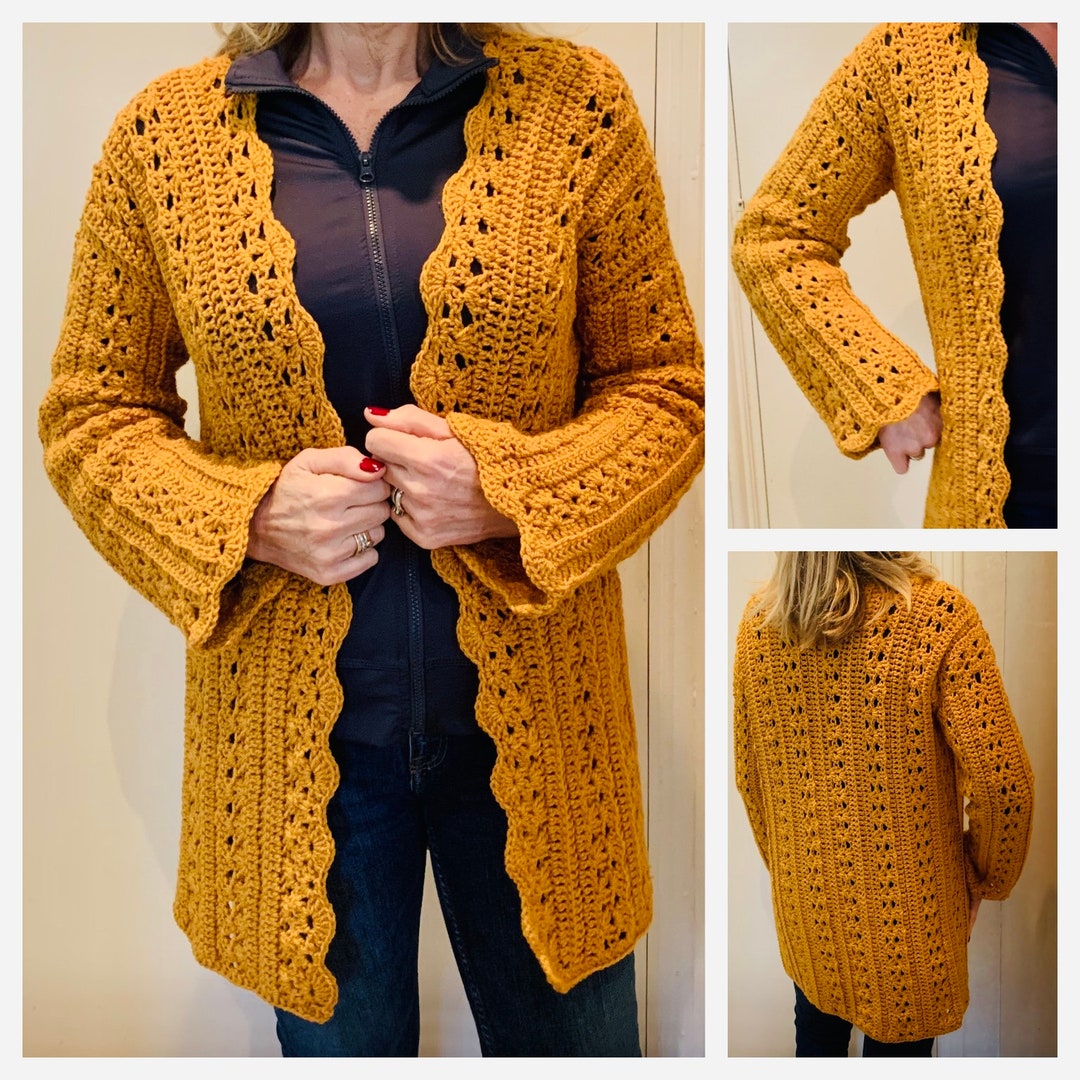 Dare to Be Different Cardigan PATTERN - Etsy