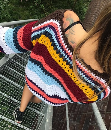 EZ Breezy Laidback Sweater PATTERN 