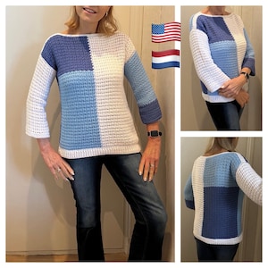 Harmony Wrap Sweater-Crochet Pattern-English USA and Dutch