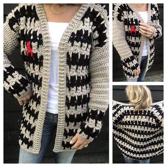 Cats Cardigan PATTERN - Etsy