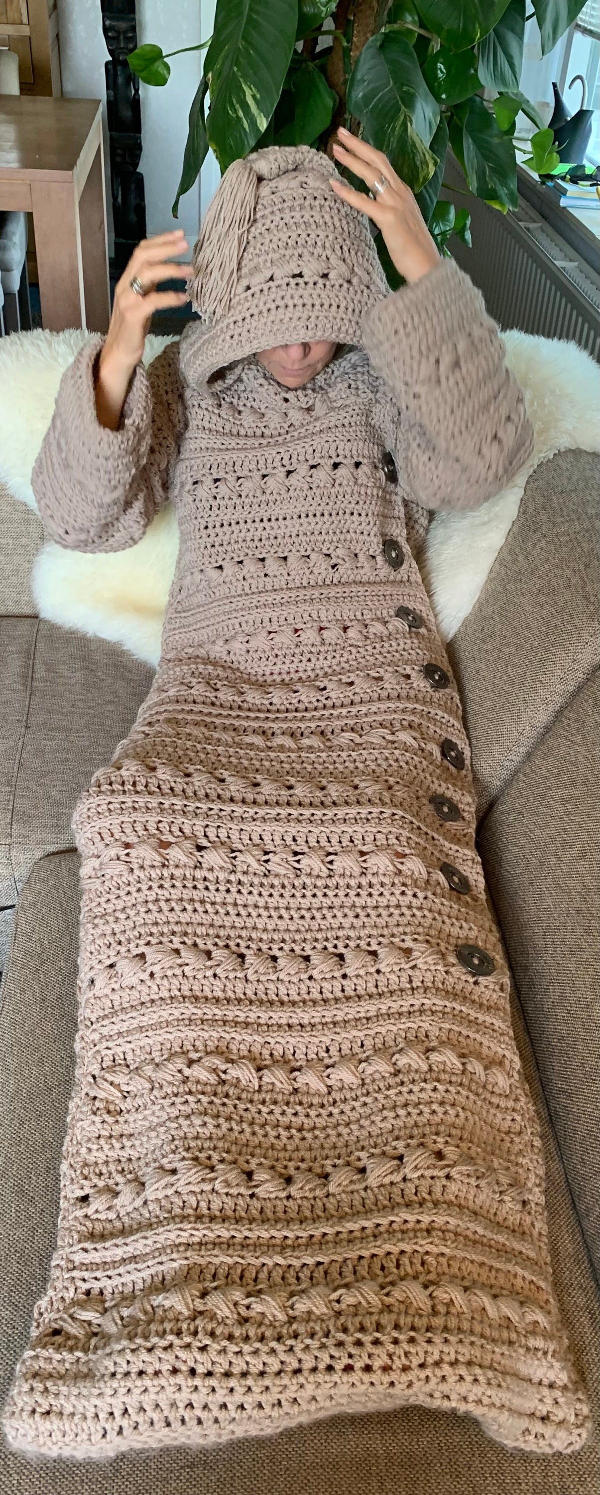 Cozy Couch Cardigan PATTERN Etsy UK