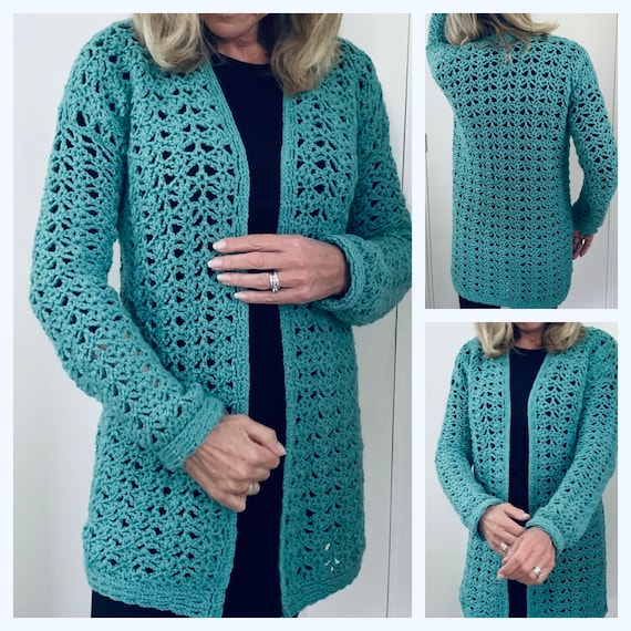 ez breezy zig zag cardigan