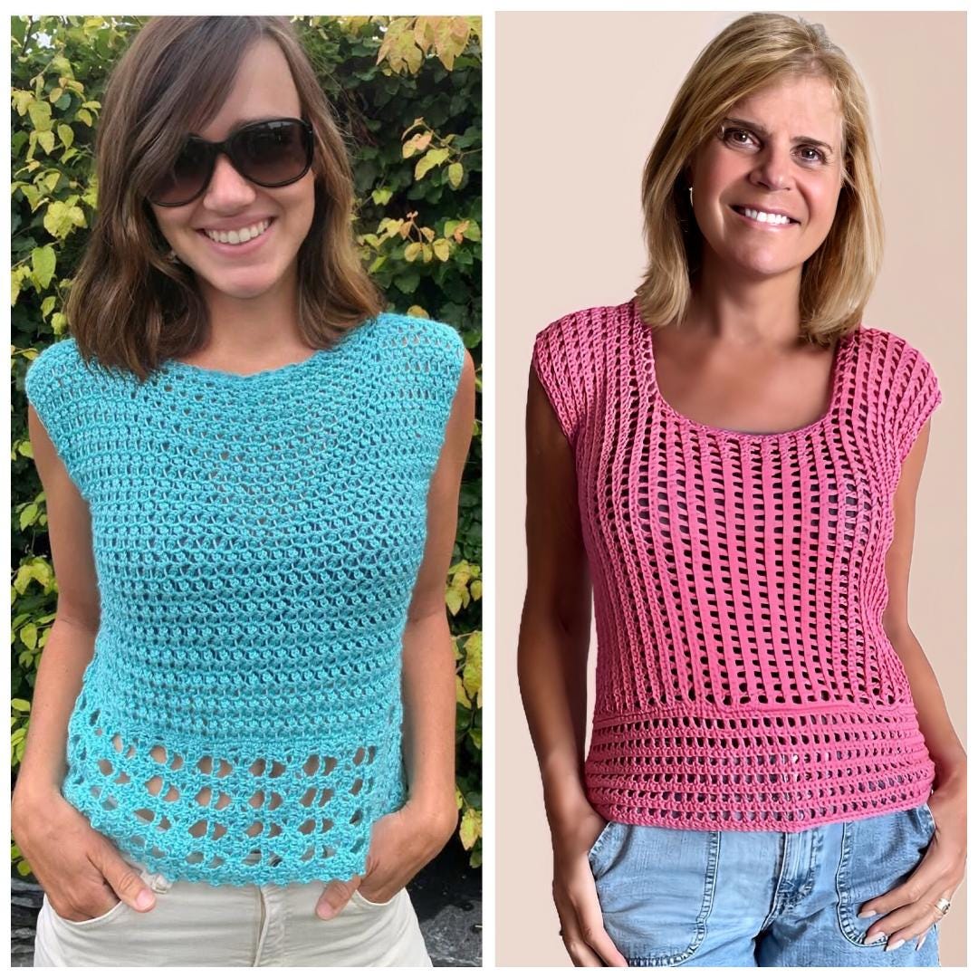 Dutch Delight Summer Tops Duo - Crochet Pattern - English US Terms