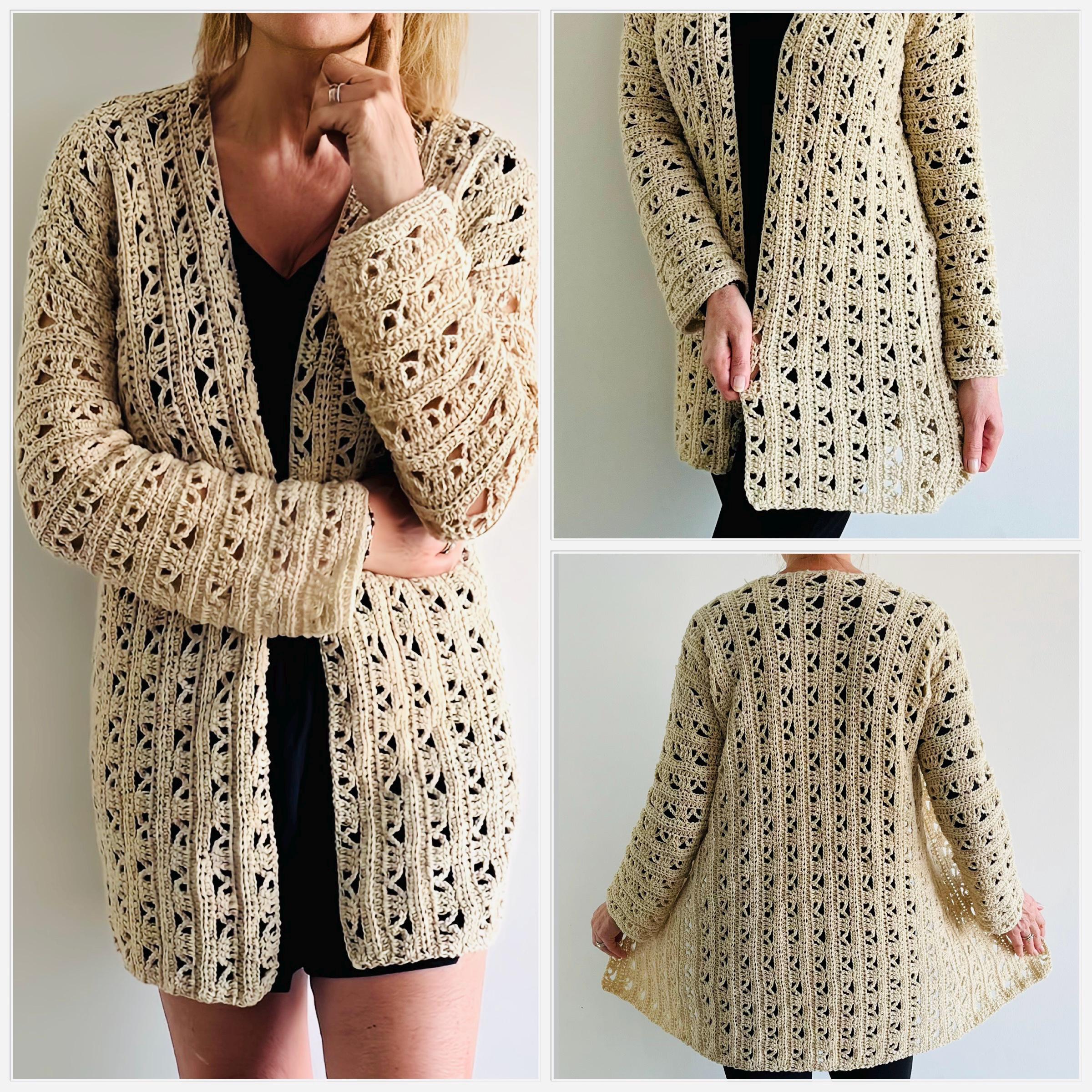 Sandra T Cardi, Crochet Pattern English USA & Dutch, Crochet