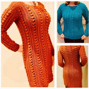 Two Danish Darlings - Dress & Sweater Crochet Pattern - English US Terms - Dutch also available - digital pdf