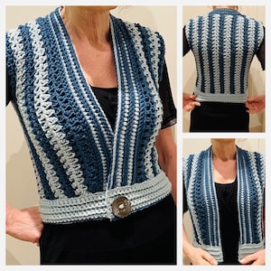 Crochet Pattern, 2 Of A Kind Vest Pattern PDF, Women&#39;s Vest Crochet Pattern, Crochet Top Pattern Sizes S-3XL, Vest Easy Pattern PDF