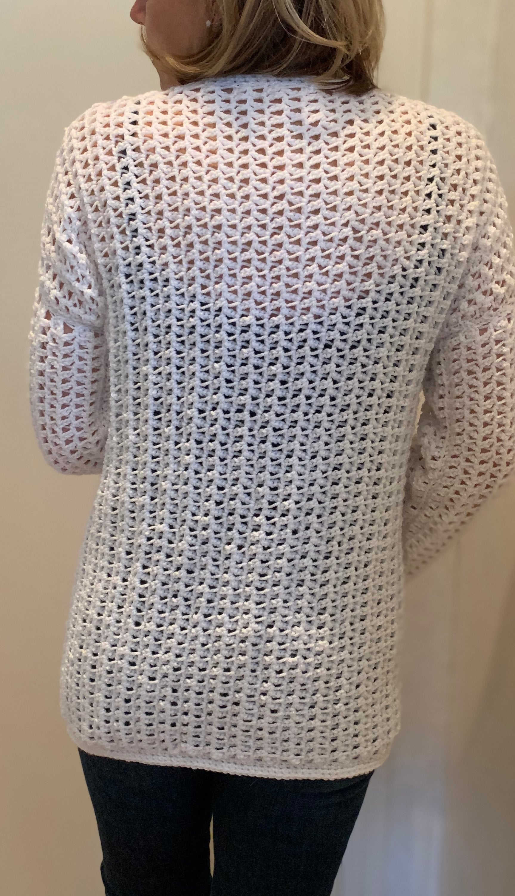 Wrapped in Tiny Chains Cardigan PATTERN English USA Spanish - Etsy