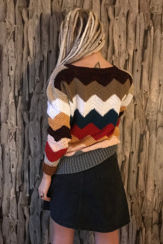 TODAYFUL - little suzie／Zigzag Rib V-neck Knit Zig Zag oversized sweater in multicoloured - Missoni | Mytheresa