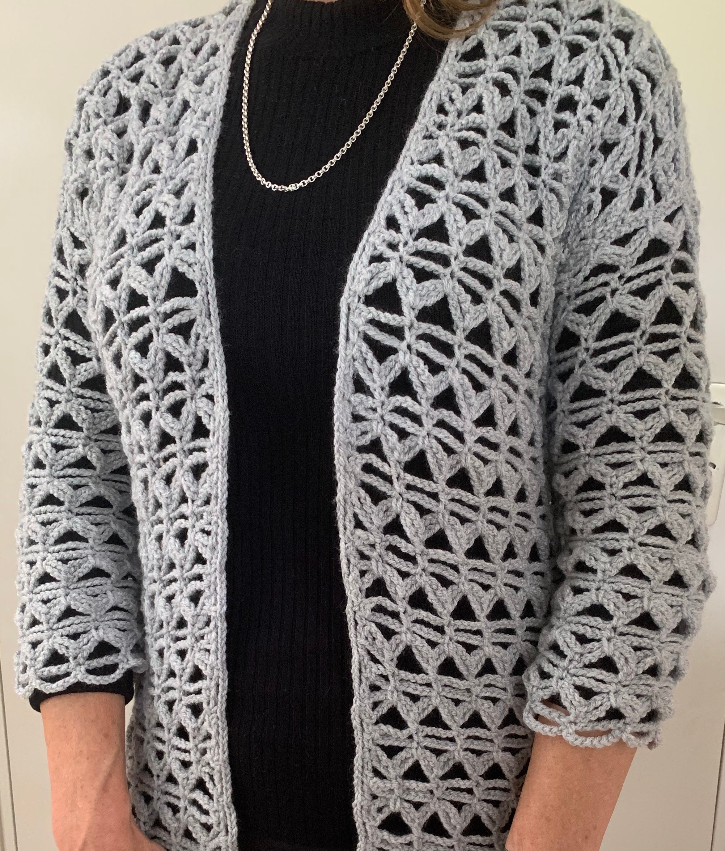 Caught in Triangles Cardigan PATTERN | Etsy