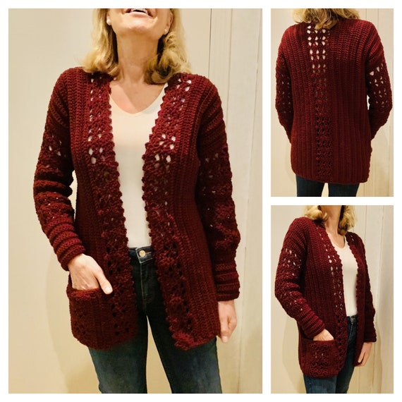 ez breezy zig zag cardigan