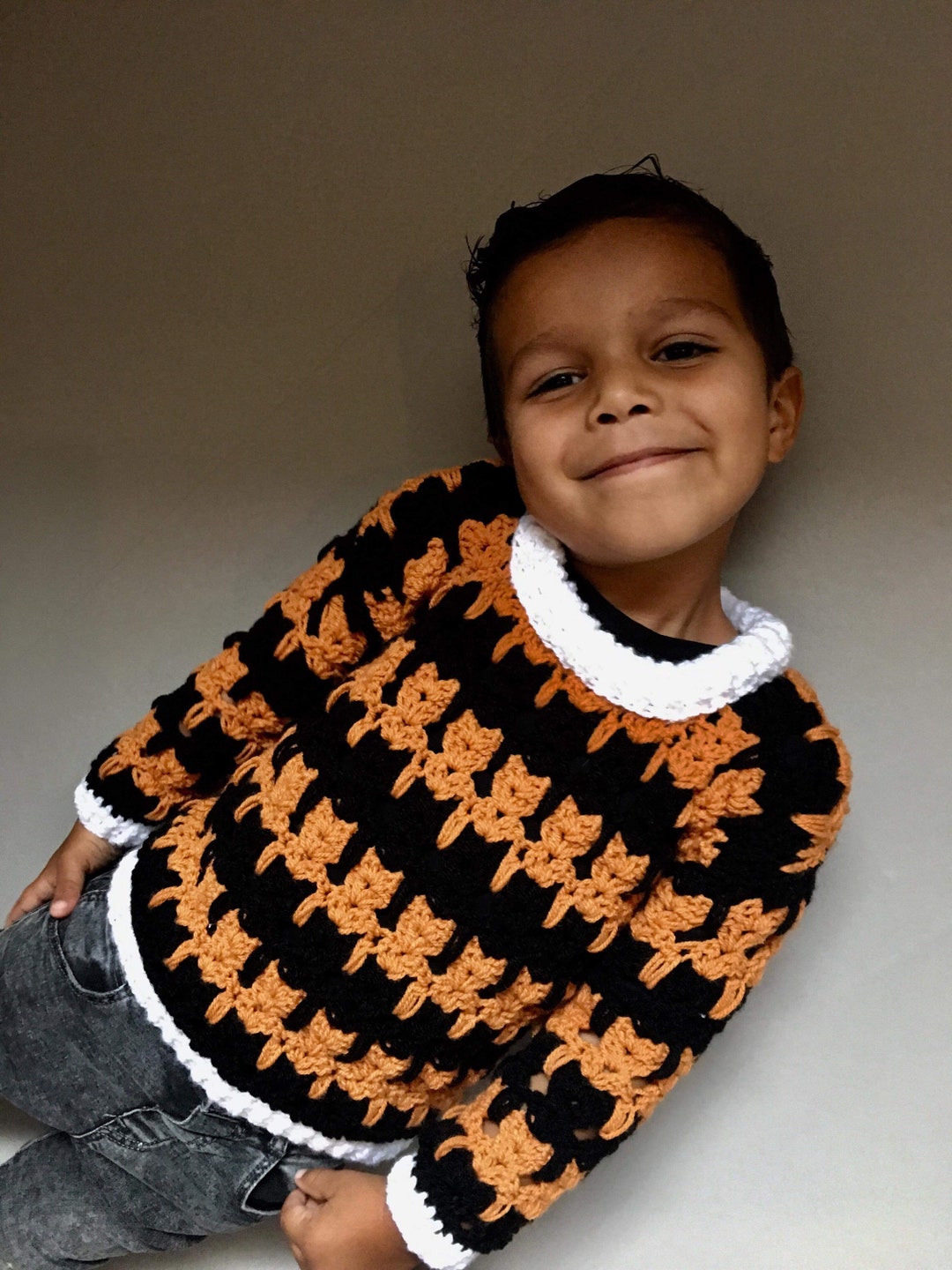 Cat Stitch Sweater for Children PATTERN Etsy