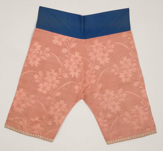 1930s Jacquard Woven Chinese Silk Pants