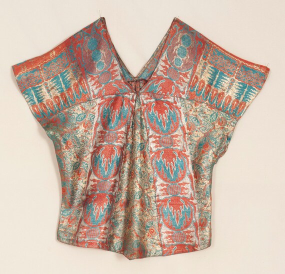 1920s Stunning Art Deco Lamé Blouse