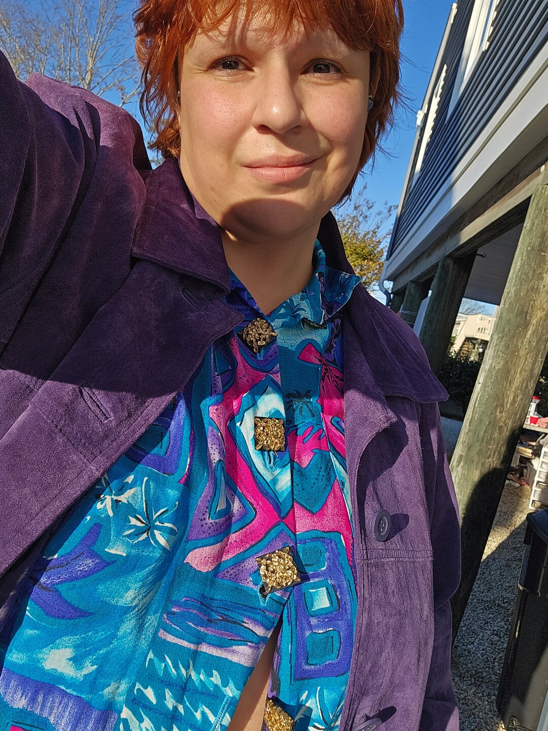 Vintage 80s Statement Button up Shirt, Vintage Plus Size, Vintage 80s Xl, Vintage Button Ups