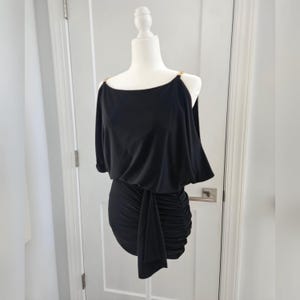 cache dress black Cache Vintage 1990s Black Crochet Rainbow Beaded Fringe Dress – Amarcord  Vintage Fashion