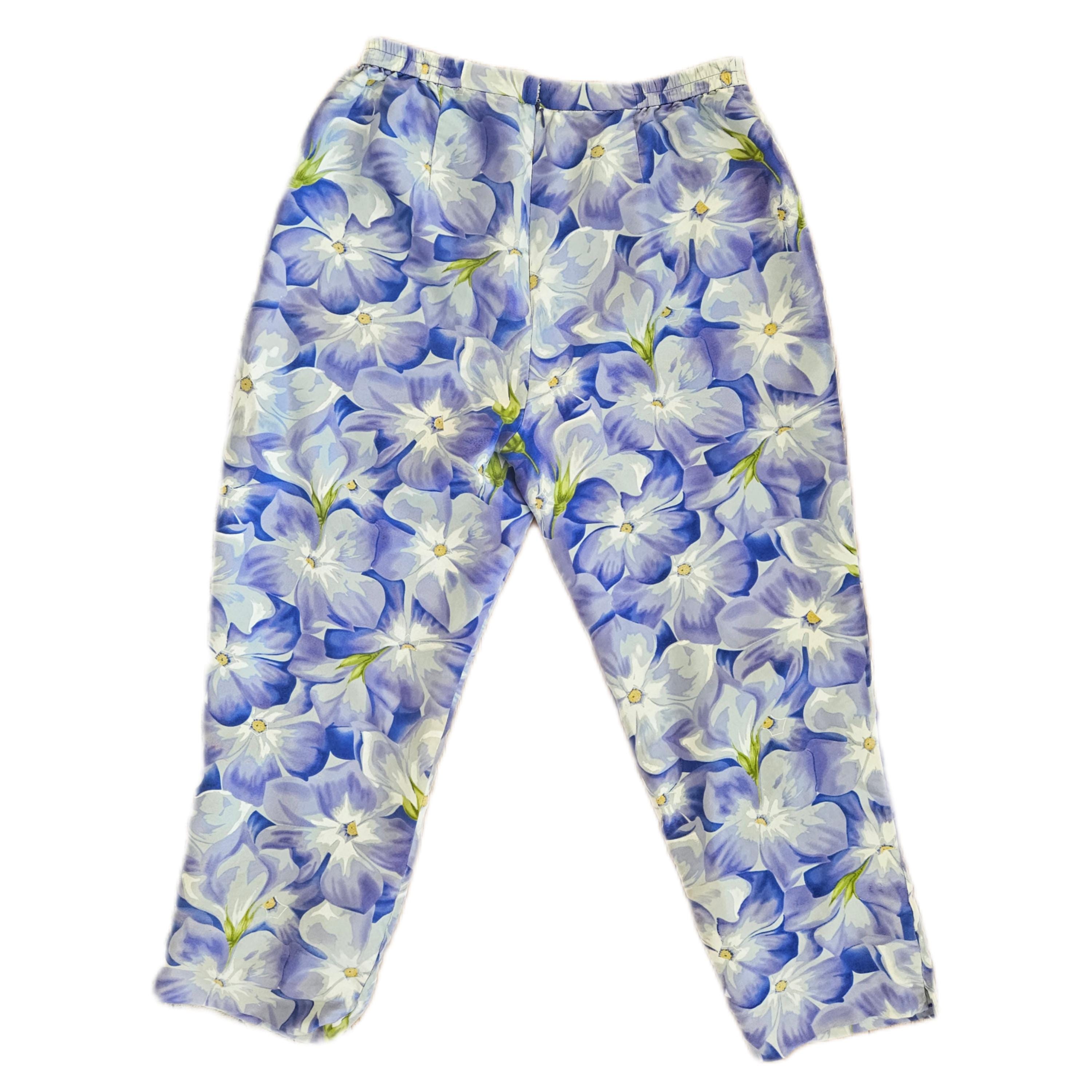 Floral Cigarette Pants for Women