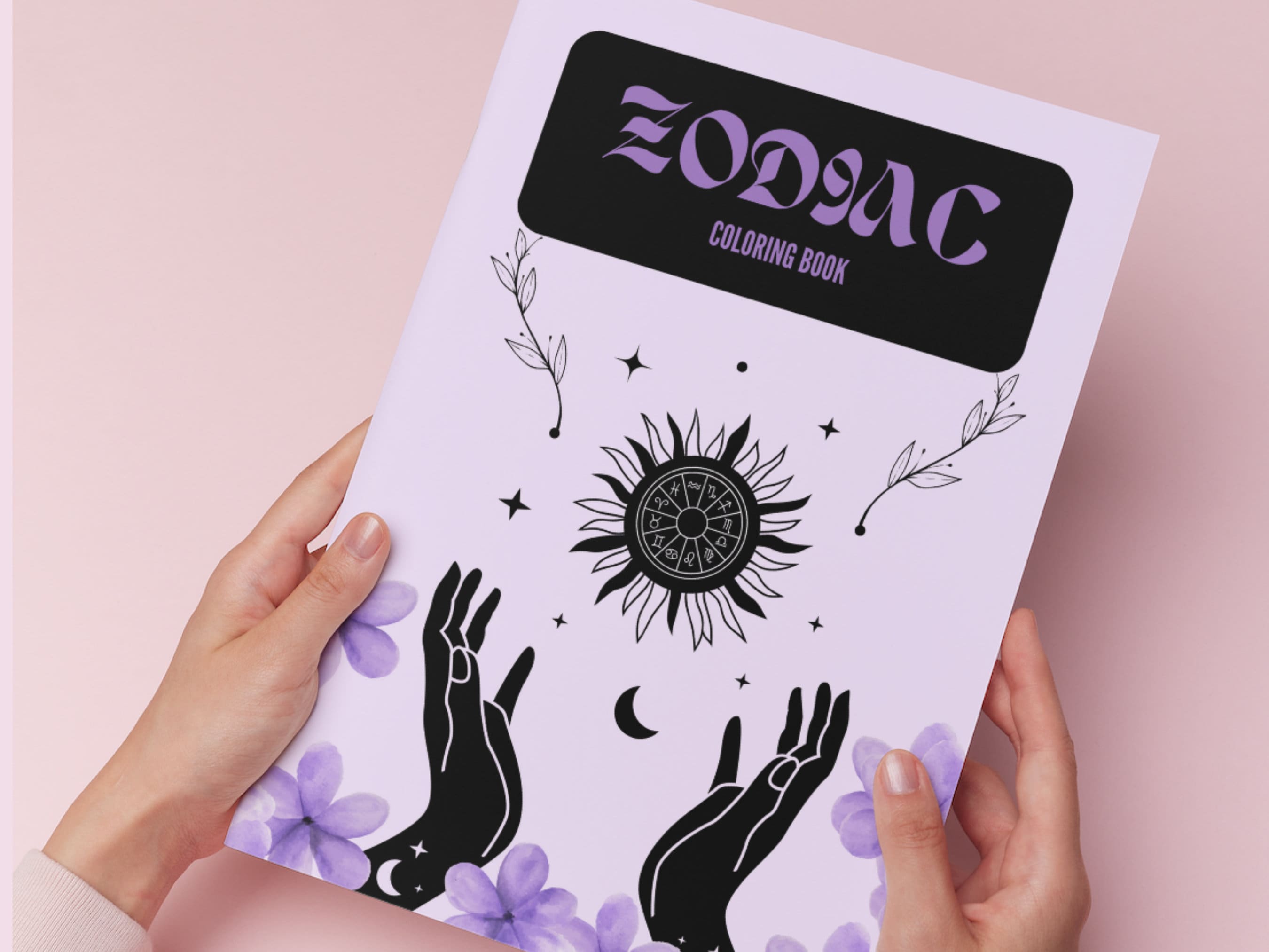 Astrologie Malbuch - Malbuch - Ästhetisches Sternzeichen Malbuch- Digitales Malbuch