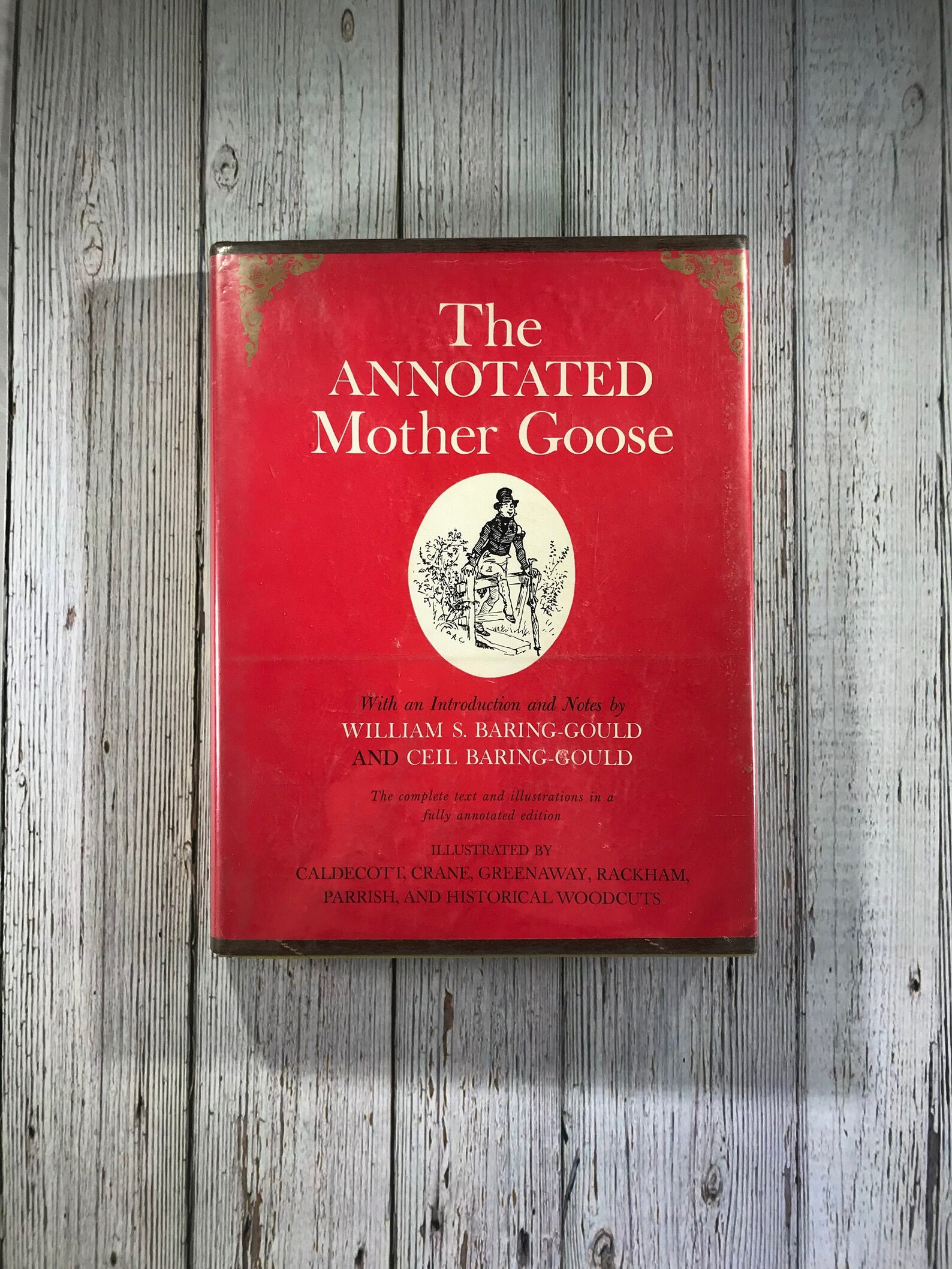 1962 The Annotated Mother Goose with introduction and notes Etsy