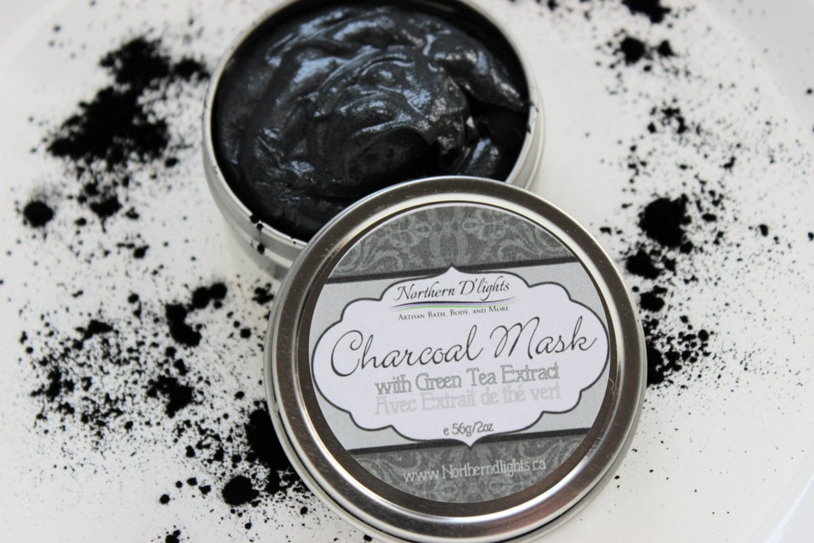 Activated Charcoal Mask Charcoal Mask with Green Tea Etsy