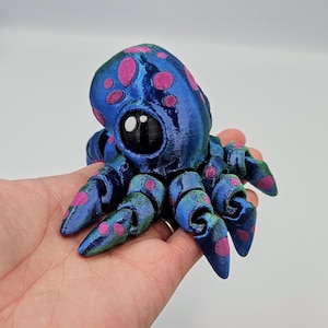 Articulating Octopus Fidget Toy - Collectible Figurine - ADHD, Autism, Stress and Anxiety Relief, For All Ages