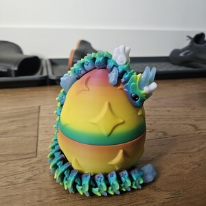 Rubi and Rose 12.5" Fantasy Dragon With Egg - Articulating Dragon Fidget Toys - Sensory, ADHD, Autism, Stress and Anxiety Relief image 10