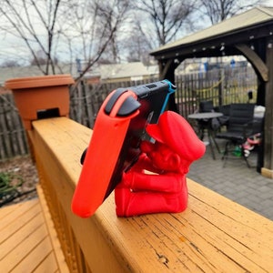 Super Mario Phone Stand - Nintendo Switch Charge and Play Stand - Super Mario Holder For Nintendo Switch image 7